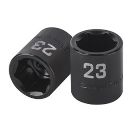 D-7423-M Dado de impacto de 23 mm, 6 puntas, cuadro 1/2', Truper