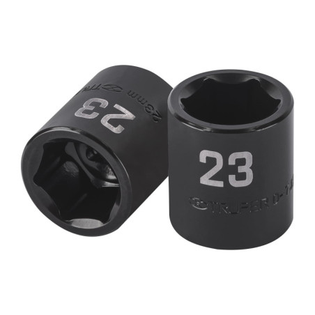 D-7423-M Dado de impacto de 23 mm, 6 puntas, cuadro 1/2', Truper