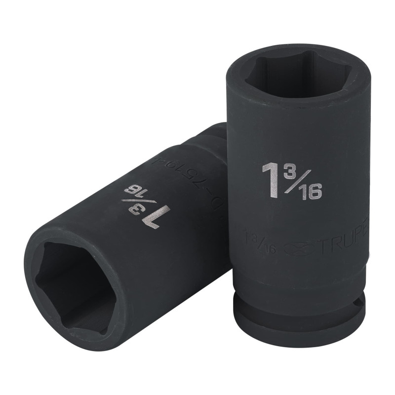 D-7519-L Dado largo de impacto de 1-3/16', 6 puntas, cuadro 3/4'