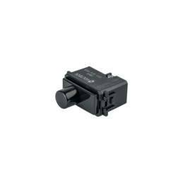 DIM-IN Dimmer giratorio, línea Italiana, color negro, Volteck
