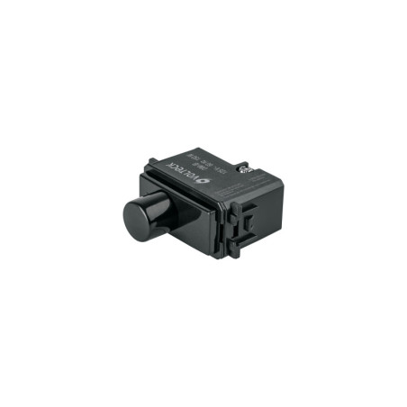 DIM-IN Dimmer giratorio, línea Italiana, color negro, Volteck
