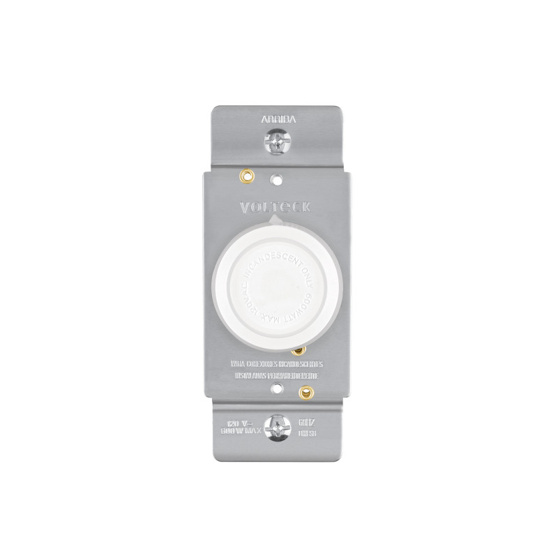 DIM-SB Atenuador de luz giratorio, Standard, blanco, Volteck