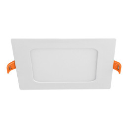 EMP-400LC Luminario ultra delgado LED 6 W empotrar cuadrado luz cálida