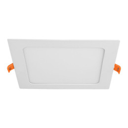 EMP-401LC Luminario ultra delgado LED 12W empotrar cuadrado luz cálida