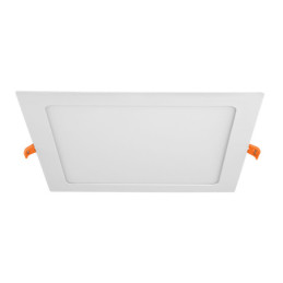 EMP-402LC Luminario ultra delgado LED 18W empotrar cuadrado luz cálida