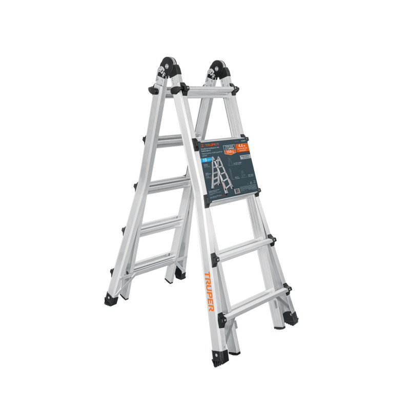EMT-18 Multiescalera telescópica,4.5 m,capacidad de carga 150 kg