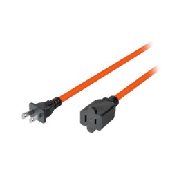 ER-30X16S Extensión eléctrica uso rudo 30 m 2x16 AWG para 1 clavija
