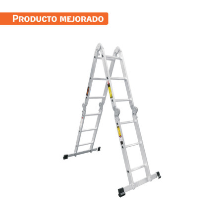 ESMU-112 Escalera multiposición 12 peldaños, Tipo I, Truper