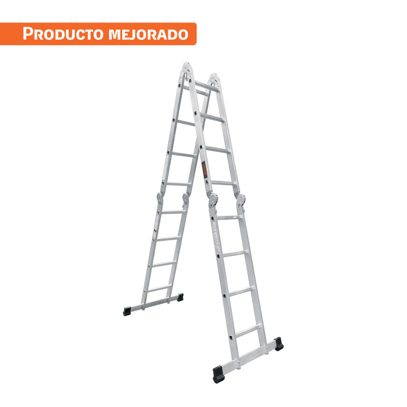 ESMU-116 Escalera multiposición 16 peldaños, Tipo I, Truper