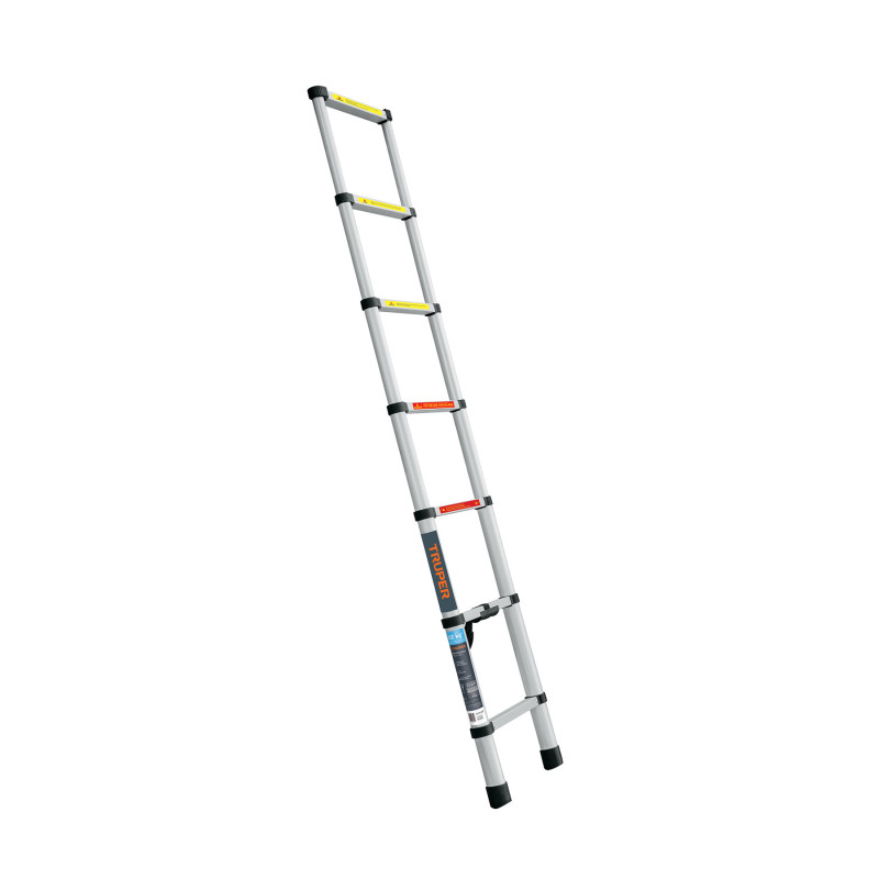 ESTE-207 Escalera telescópica, 7 peldaños, tipo II, capacidad 102kg