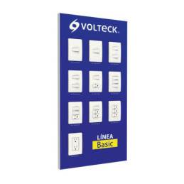EX-BA-VK Exhibidor de Línea Basic armada, Volteck