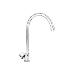 F-314 Llave individual para fregadero, cuello curvo, Foset