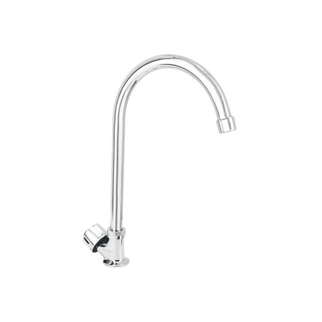 F-314 Llave individual para fregadero, cuello curvo, Foset