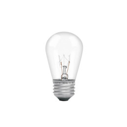 FI-11 Lámpara incandescente S14 11 W luz cálida, Volteck