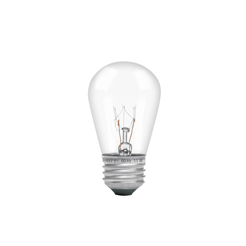 FI-11 Lámpara incandescente S14 11 W luz cálida, Volteck