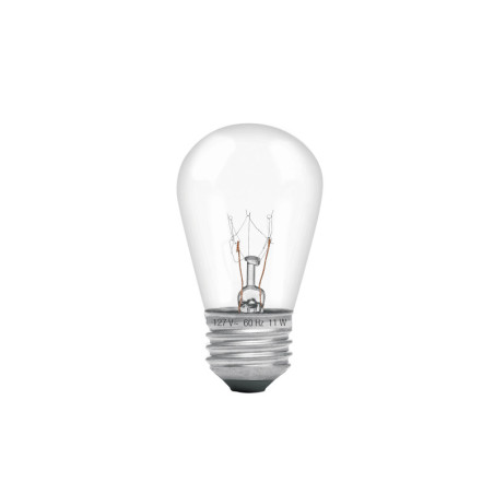 FI-11 Lámpara incandescente S14 11 W luz cálida, Volteck