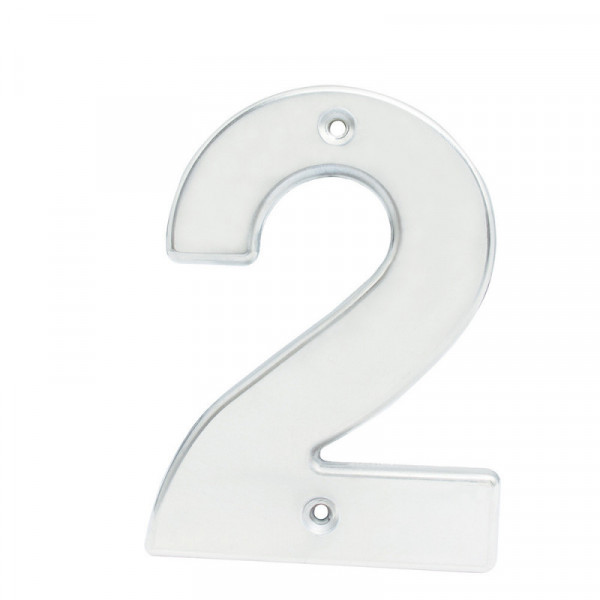L602C LOCK Numero 2 bold 4" cromo satinado Lock | DIHERESA