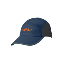 GORT-M Gorra Truper color azul marino, 100% poliéster respirable