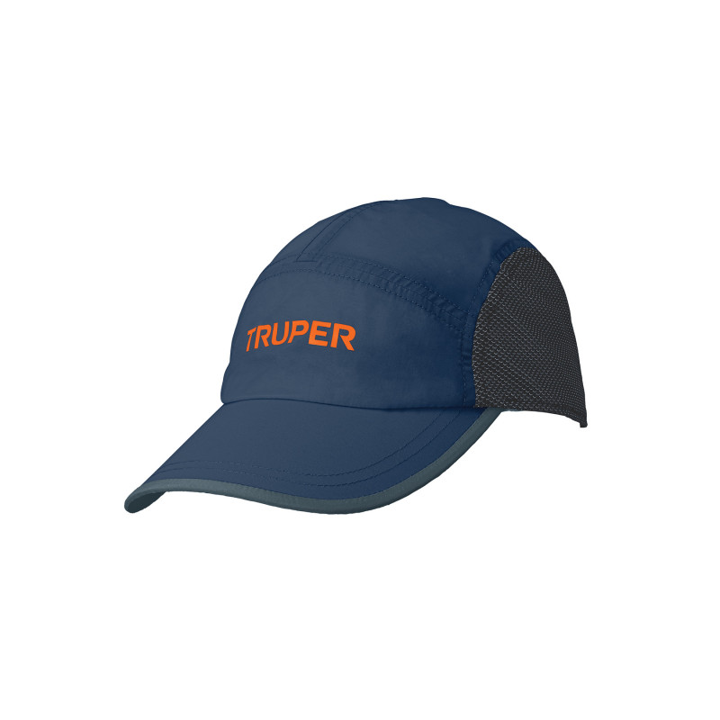 GORT-M Gorra Truper color azul marino, 100% poliéster respirable