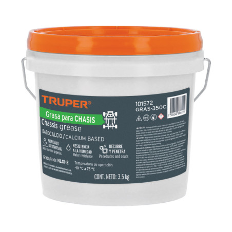 GRAS-350C Grasa de calcio para chasis 3.5 kg, Truper