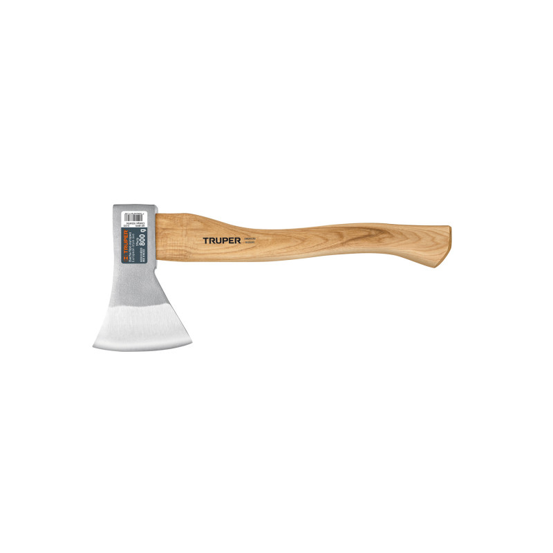 HE-800 Hacha europea, 800 g, mango hickory 15', Truper