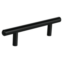 JAL-0361 Jaladera de 96mm estilo 'Cilindro' acabado negro, Hermex