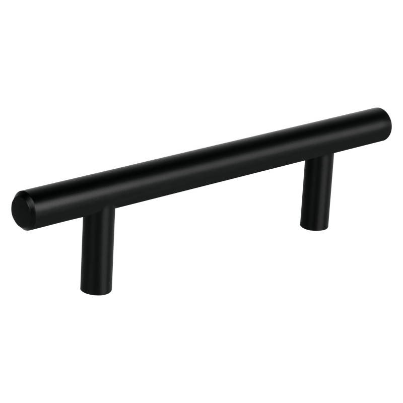 JAL-0361 Jaladera de 96mm estilo 'Cilindro' acabado negro, Hermex