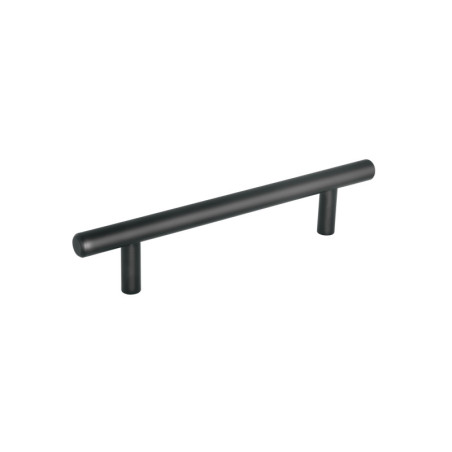 JAL-0362 Jaladera de 128mm estilo 'Cilindro' acabado negro, Hermex