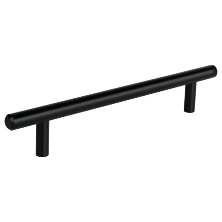 JAL-0363 Jaladera de 160mm estilo 'Cilindro' acabado negro, Hermex