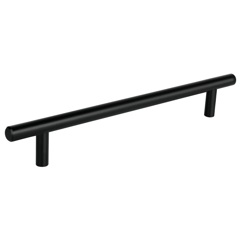 JAL-0364 Jaladera de 192mm estilo 'Cilindro' acabado negro, Hermex