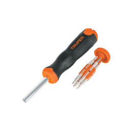 JOY-12 Desarmador de joyero multi puntas 12 en 1, Truper