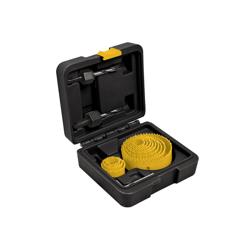 KIT-14P Juego de 12 brocasierras, 2 mandriles y llave allen, Pretul