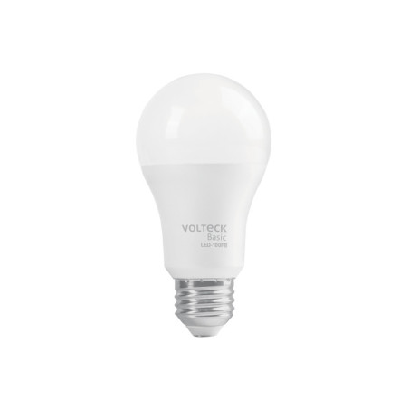 LED-100FB Lámpara LED tipo bulbo A19 14 W luz de día, caja, Volteck