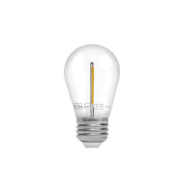LED-141FC Lámpara LED S14 con filamento 1 W luz cálida, caja, Volteck