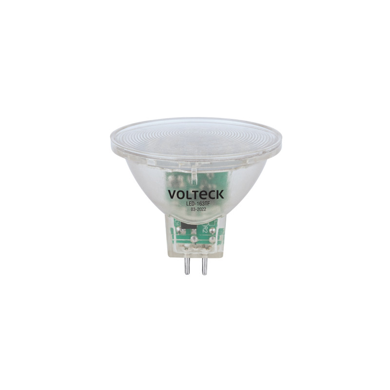 LED-163TF Lámpara trans. de LED 3W MR16 base GU5.3 luz de día, blíster