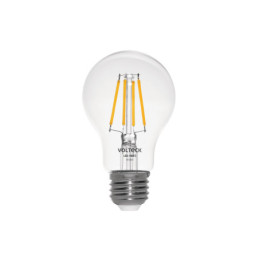 LED-196FC Lámpara LED tipo A19 6 W con filamento luz cálida, blíster