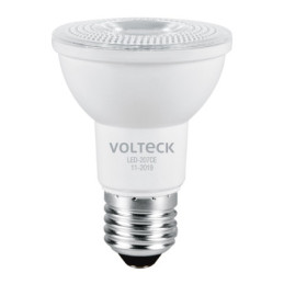 LED-207CE Lámpara de LED 6 W tipo PAR 20 luz cálida, blíster, Volteck