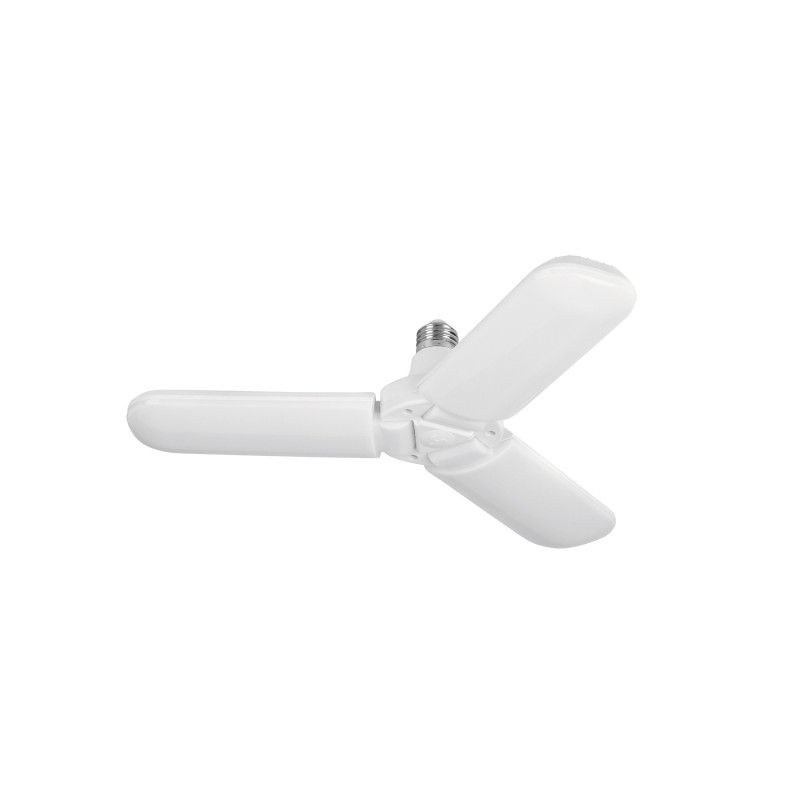 LED-250V Lámpara LED 24W tipo ventilador, 3 aspas ajustables, Volteck