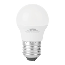 LED-30C Lámpara de LED, A19, 3 W, luz cálida, Volteck
