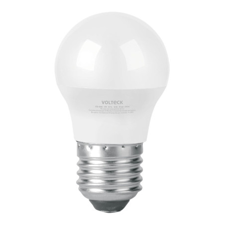 LED-30GC Lámpara de LED, G45, 3 W, luz calida, Volteck