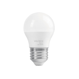 LED-30GFB Lámpara LED tipo bulbo A19 3 W luz de día, caja, Volteck