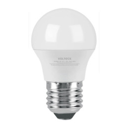 LED-40GC Lámpara de LED, G45, 6 W, luz cálida, Volteck