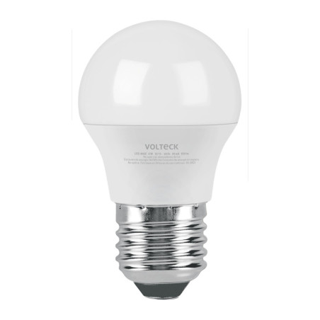LED-40GC Lámpara de LED, G45, 6 W, luz cálida, Volteck