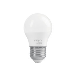 LED-40GFB Lámpara de LED, G45, 5 W, luz de día, Volteck Basic