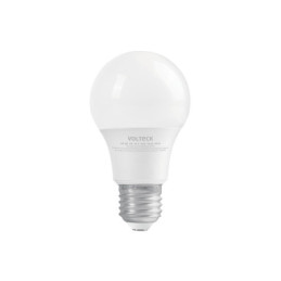 LED-60F Lámpara LED tipo bulbo A19 9 W luz de día, blíster, Volteck