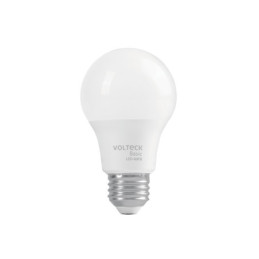 LED-60FB Lámpara LED tipo bulbo A19 8 W luz de día, caja, Volteck
