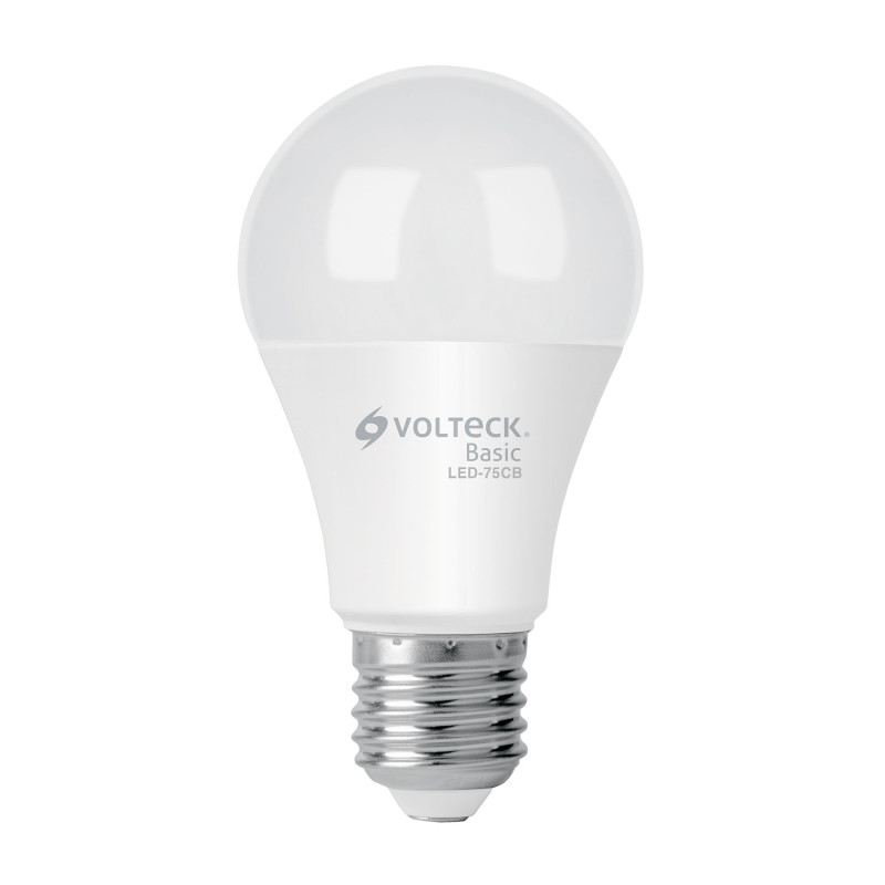 LED-75CB Lámpara de LED, A19, 10 W, luz calida, Volteck Basic