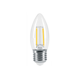 LED-V3FC Lámpara LED tipo vela 3 W con filamento luz cálida, blíster