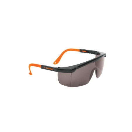 LEN-2000N Lentes de seguridad ajustables grises, Truper Classic