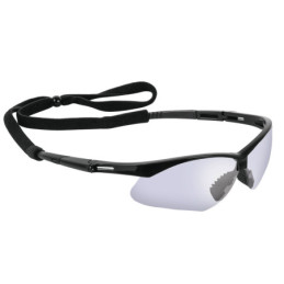 LESP-EZ Lentes seguridad espejo azul c/cordón ajustable, Sport